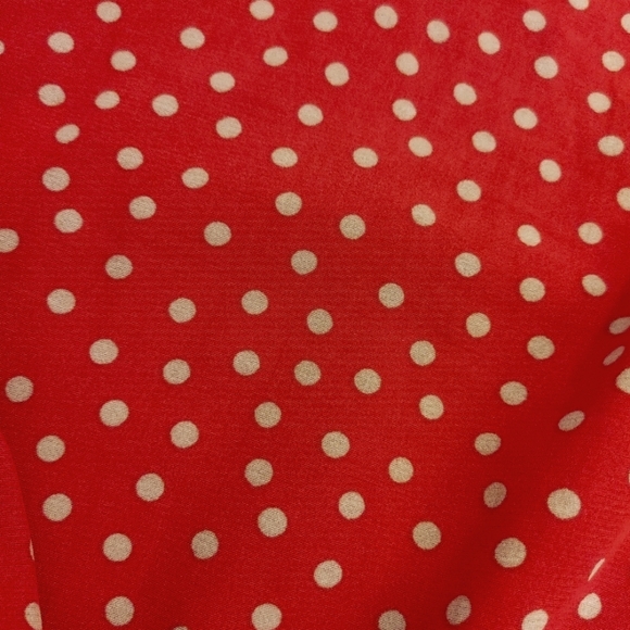 Boden polka dot gathered top Size 10 - Picture 6 of 10